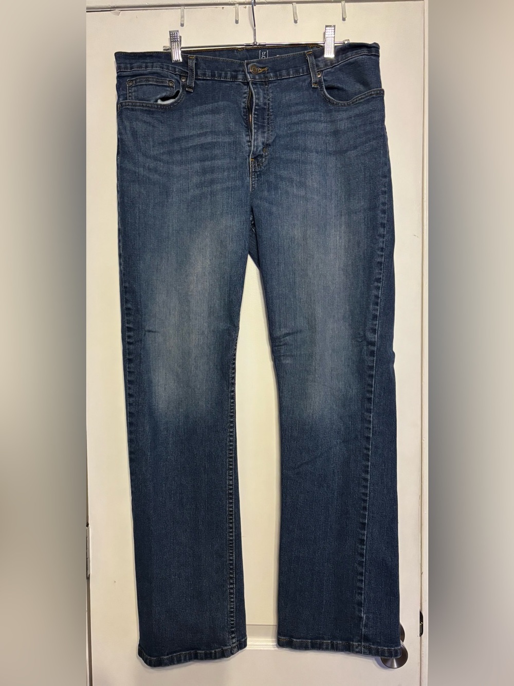 Men’s Blue Boot-cut Jeans